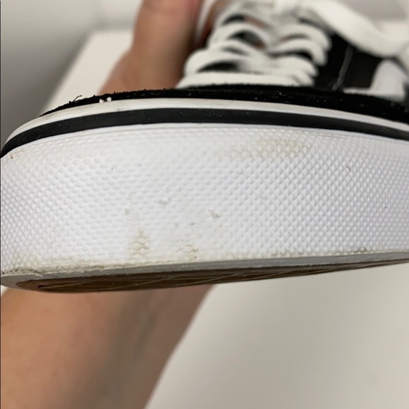 💚💚 VANS OLD SCHOOL BLACK AND WHITE 5Y.  Woman’s size 6.5, - Picture 10 of 12